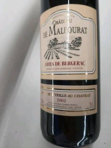 Ch Teau De Malfourat Bergerac Rouge Vivino Australia