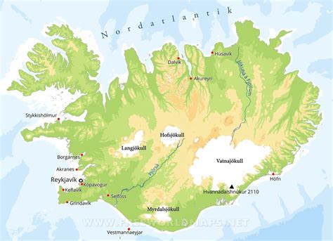 Island Karten Freeworldmaps Net