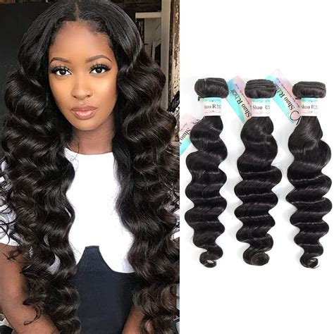 Amazon Shao R Hair Loose Deep Wave Bundles Human Hair Bundles 100