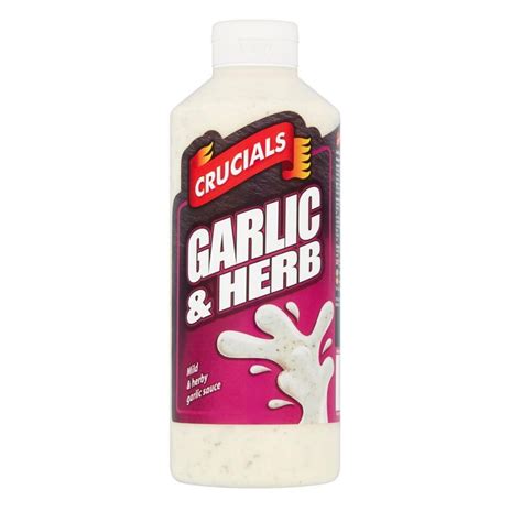 Crucials Garlic And Herb Sauce Uk 500ml