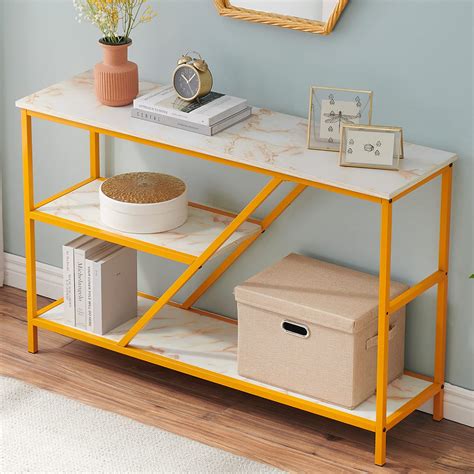 Amazing Yellow Console Table For Storables