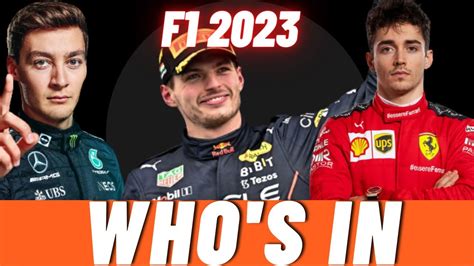 F1 2023 Driver Line Ups Confirmed YouTube