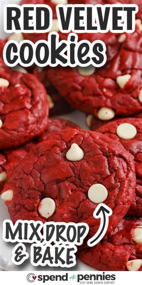 Red Velvet Cake Mix Cookies Karinokada