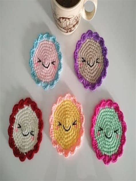 Cómo tejer portavasos a crochet paso a paso en 2021 Posavasos de