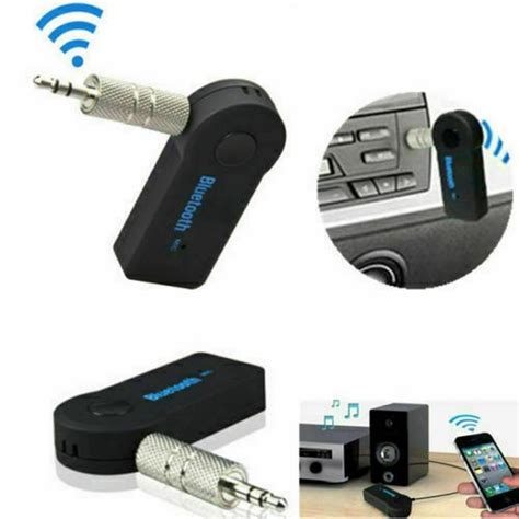 Adaptateur R Cepteur De Musique Bluetooth Sans Fil Mm Aux Audio