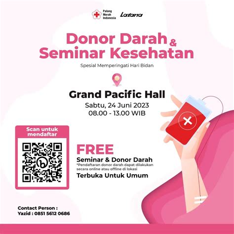 Donor Darah Grand Pacific Hall Jogja Atmago