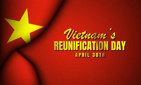 Vietnams Reunification Day Background Design 6998792 Vector Art At