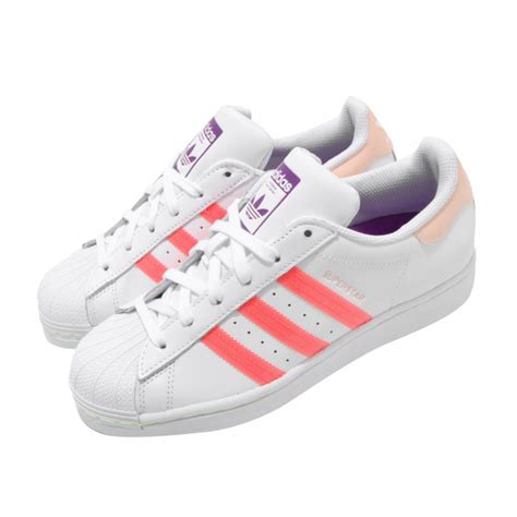 Adidas Wmns Superstar Cloud White Signal Pink Fw Kicksonfire