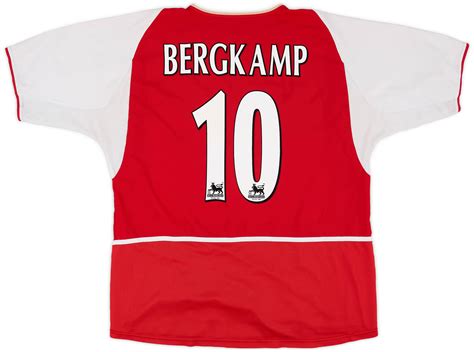 Arsenal Home Shirt Bergkamp Xl