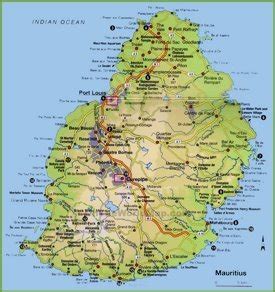 Mauritius Map | Maps of Republic of Mauritius