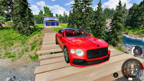 Luxurious Bentley Flying Spur Driving BeamNG Drive Gamepad Gameplay