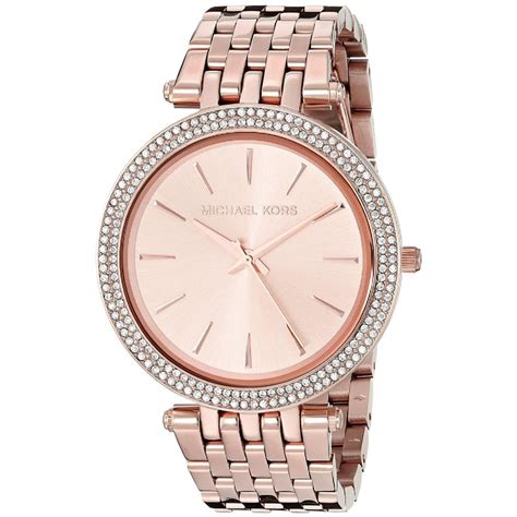 Michael Kors Darci Mk3192 Glitz Pave Rose Gold Stainless Steel Womens Watch The Royal T Inc