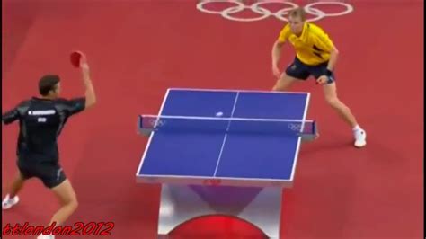 Jorgen Persson Contre Vladimir Samsonov Jeux Olympiques De Beijing