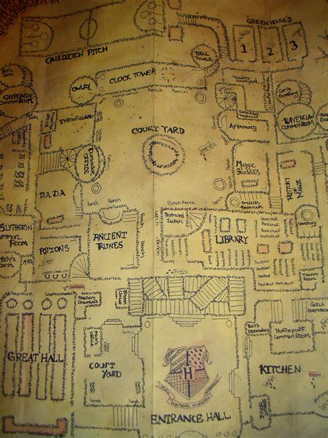 marauders map by samanthafay1987 on DeviantArt