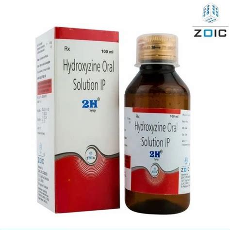 Oral Solution 100ml Hydroxyzine Oral Solution IP Manufacturer From