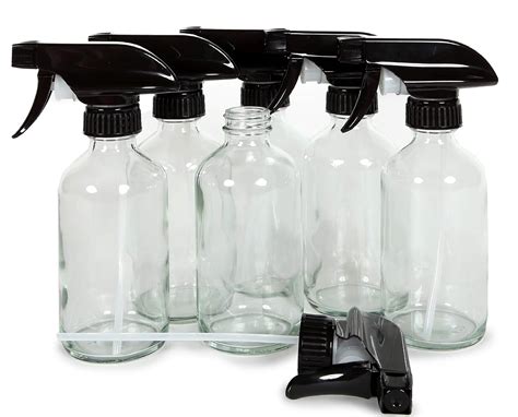 Buy Vivaplex Large Oz Empty Clear Glass Spray Bottles With