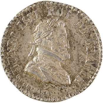 Louis XVIII hommage à Henri IV par Dubois s d Paris iNumis