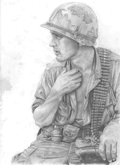 Soldier Pencil Drawing on Behance