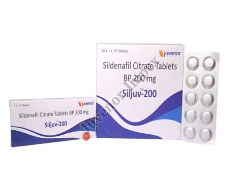 Sijuv 150 Sildenafil Citrate 200mg Tablets For Home Hospital Clinic Packaging Type Box At