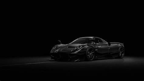 Pagani Huayra Hd Wallpaper Black