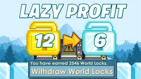 How To Get Rich With Lazy Profit In Growtopia Insane Profit Omg