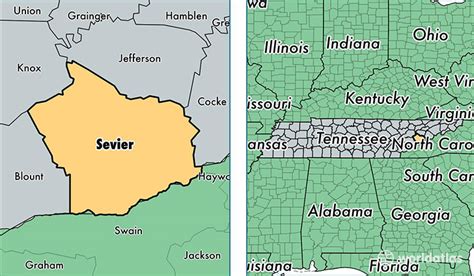 Map Of Sevier County Tn - Maps Model Online