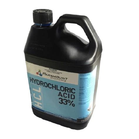 Buy Hydrocloric Acid Online Paramount Chemicals Melbourne Victoria