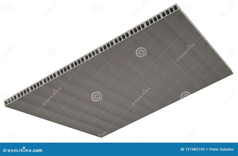 Concrete hollowcore planks stock image. Image of floor - 127482193