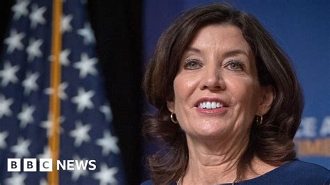 Kathy Hochul Who Is New York S First Female Governor Bbc News