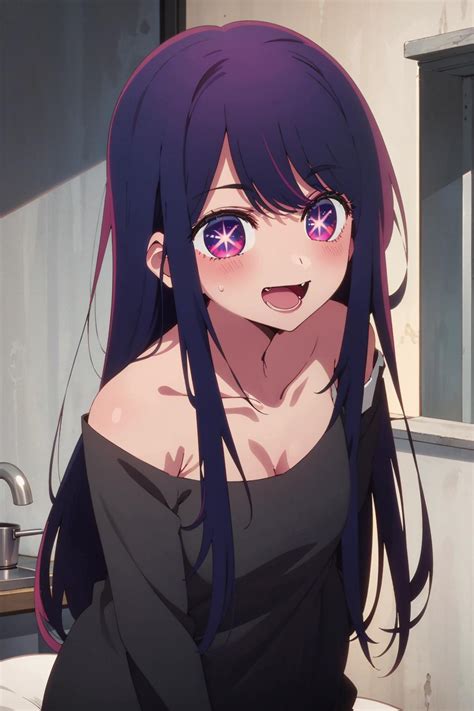 Aihoshinonova 1girl Solo Long Hair Bangs Purple Hair Purple Eyes