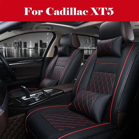 Luxury Car Seat Cover 100 Pu Leather 5 Seats Front Rear Suv Cushions Universal Seat Cushion For