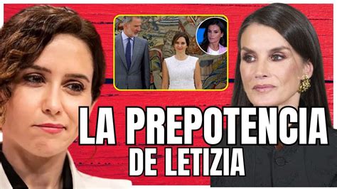 El Curioso Gesto De Prepotencia De Letizia Al Encontrarse Con Isabel