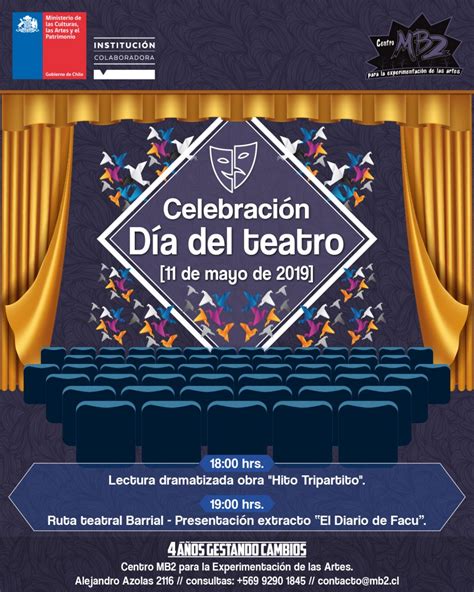 Celebran El Mes Del Teatro Nacional MB2 Presenta Variada Cartelera