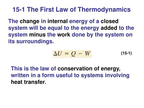 PPT Chapter 15 The Laws Of Thermodynamics PowerPoint Presentation