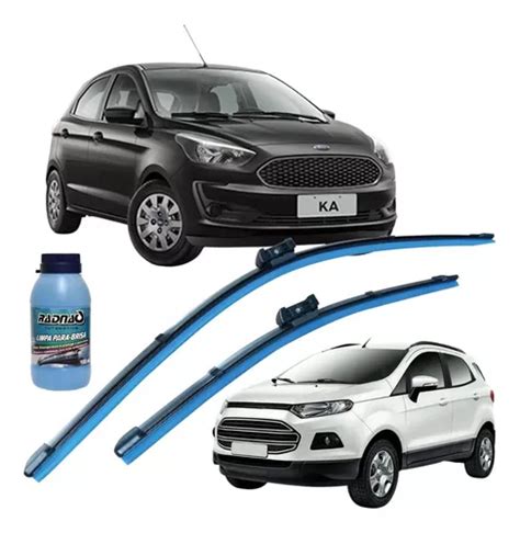 Palheta Limpador Para Brisa Ecosport Ka 2013 A 2018 Brinde