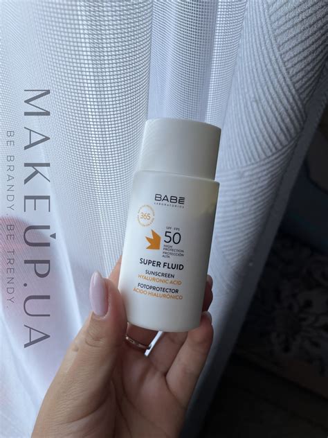 Super Fluid Sunscreen SPF 50 Babe Laboratorios Makeup Uk