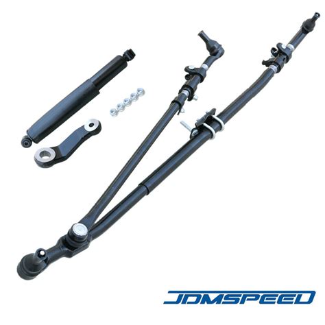 New Upgrade Steering Linkage Drag Link Tie Rod Kit For Dodge Ram