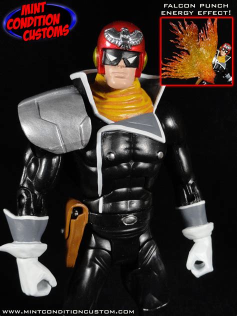 FALCON PUNCH! Captain Falcon Custom Action Figure - Mint Condition Customs