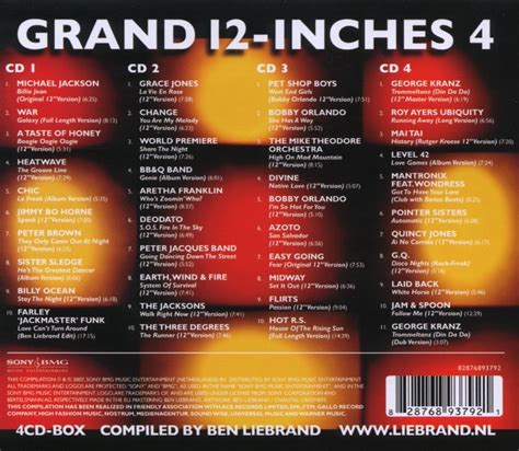 Grand 12 Inches Vol 4 Ben Liebrand CD Album Muziek Bol