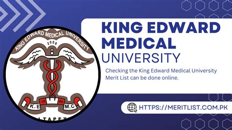 King Edward Medical University Merit List 2025 Check Online