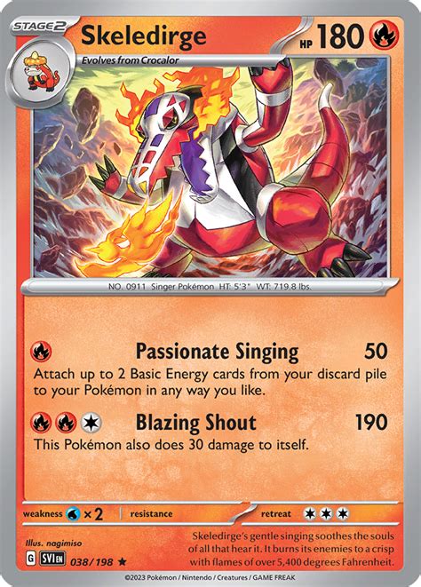 Skeledirge Scarlet Violet Pok Mon Tcg Guru