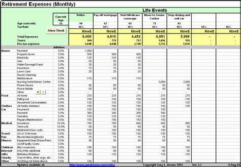 50 Personal Income And Expense Spreadsheet