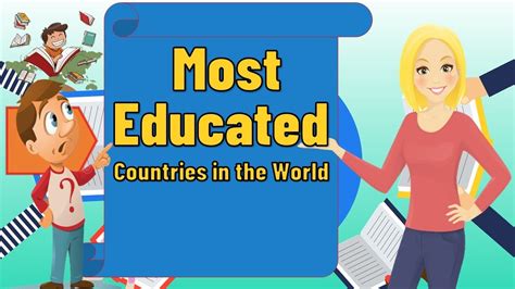 Most Educated Countries In The World World Educated Countries Youtube