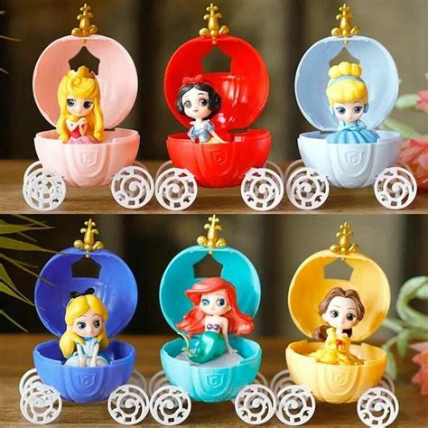 Miniatura Colecionavel Princesas Disney Carruagem Ariel Cinderela