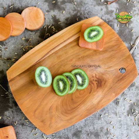 Jual Talenan kayu jati 25x35 cm Teak Wood cutting board bukan jati belanda | talenan kayu jati ...