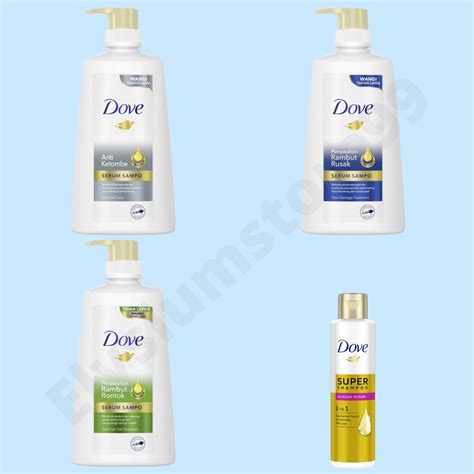 Jual Dove Shampoo Anti Ketombe Anti Rontok Anti Rambut Rusak Ml