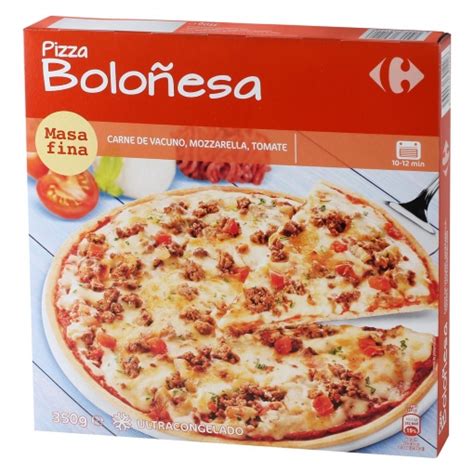 Pizza boloñesa Carrefour 375 g Supermercado Online Carrefour