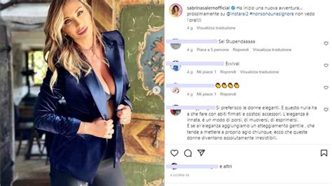 Sabrina Salerno La Giacca Si Apre E Delirio Assoluto Tra I Followers