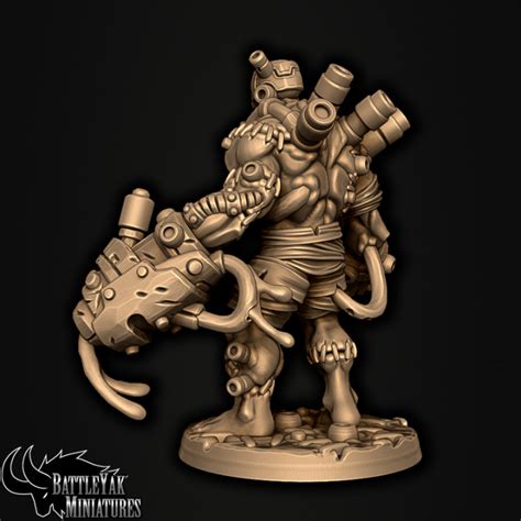 D Printable Wargast Bile Spewer C By Battle Yak Miniatures