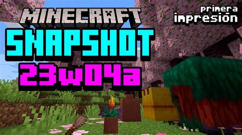 Minecraft Snapshot W A Sniffer Nuevo Bioma Y Arqueolog A